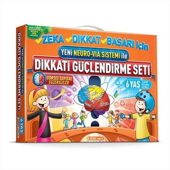 Dikkati Güçlendirme Seti  Anasınıfı – 6 Yaş- Neuro-Via ürün görseli 1