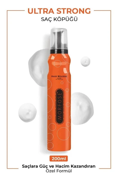 Ultra Strong Saç Köpük 200 ML - Ultra Güçlü Tutuş - mrfs ürün görseli 1