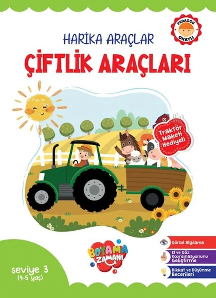 Harika Araçlar – Çiftlik Araçları Seviye 3 (4-5 Yaş) ürün görseli 1