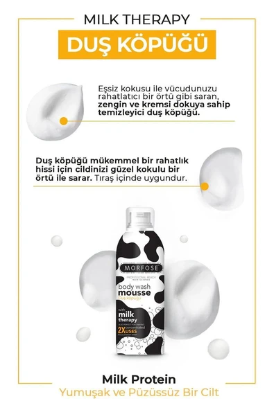 Milk Therapy Duş Köpüğü 200 ML - mrfs - Resim 2