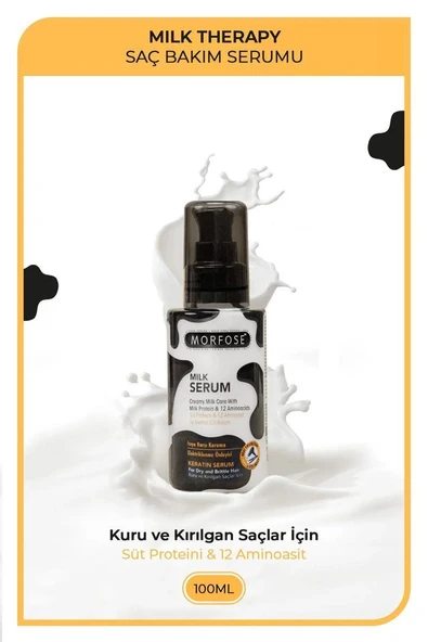 Milk Therapy Kremsi Saç Serum 100 ML - Onarıcı Bakım - mrfs ürün görseli 1