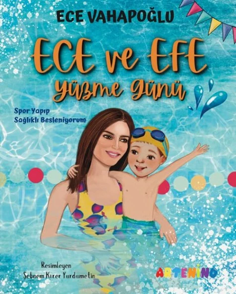 Ece ve Efe Yüzme Günü ürün görseli 1