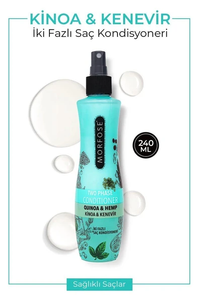 Çift Fazlı Kinoa & Kenevir Kondisyoner Fön Suyu 240 ML - mrfs ürün görseli 1