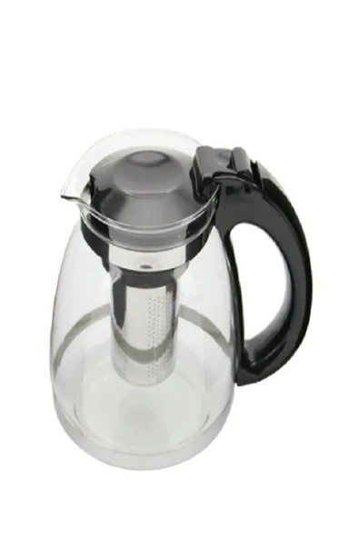 Çelik Süzgeçli Cam Çaycı Servis Demlik 1500 Ml. Royaleks-7488 ürün görseli 1