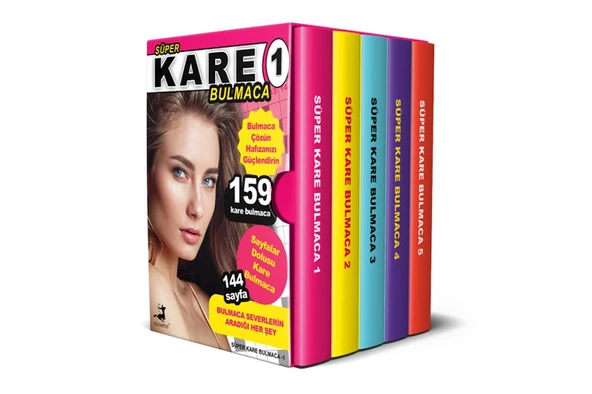 Süper Kare Bulmaca 5 Kitap – Kutulu Set ürün görseli 1