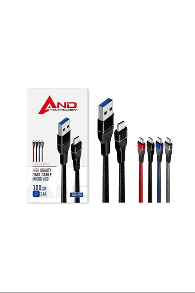 Mikro Usb Data Kablosu Samsung 2.4A Royaleks-AND-250 ürün görseli 1