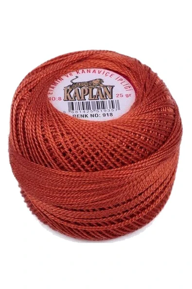 Kaplan Etamin Ve Kanaviçe İpi 8 No Kod/Renk: 918 - Royaleks ürün görseli 1