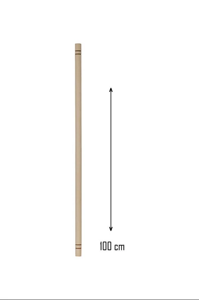 Ahşap 100 cm Hamur Açma Şekillendirme Oklavası Royaleks-56041 ürün görseli 1