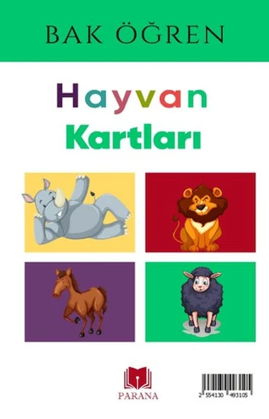 Hayvanlar - Bak Öğren Kartları - İlk Bilgilerim ürün görseli 1
