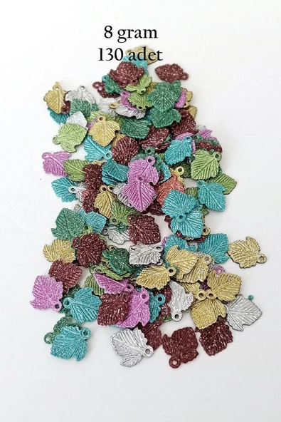 Oya Abiye Bileklik Kolye Pleksi Plastik Pul Karma Renk 8 gram 130 adet - BNC499 ürün görseli 1