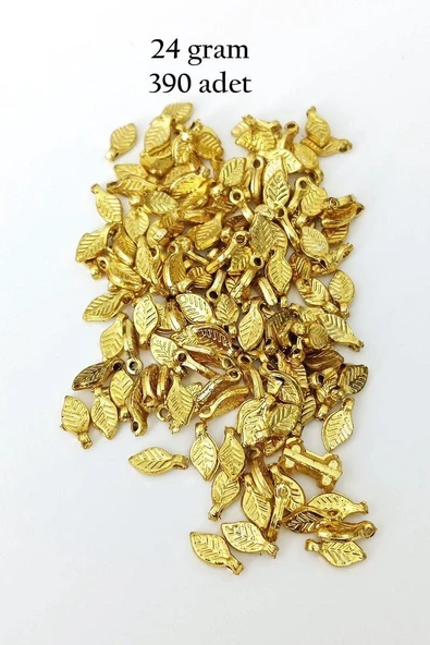 Oya Abiye Bileklik Kolye Pleksi Metalik Plastik Pul Altın Renk 24 gram 390 adet - BNC535 ürün görseli 1
