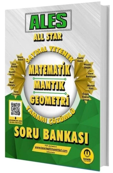 Tasarı Yayınları ALES All Star Sayısal Yetenek Matematik Mantık Geometri Soru Bankası ürün görseli 1