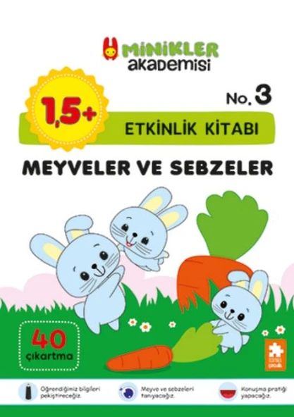 Minikler Akademisi – Meyveler ve Sebzeler ürün görseli 1
