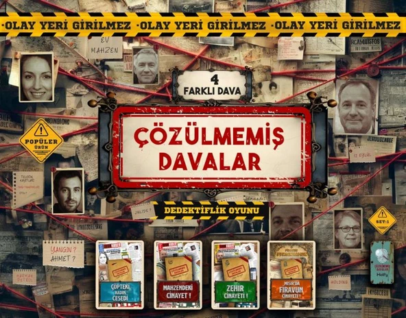 Çözülmemiş Davalar Kutulu Set 1 ürün görseli 1