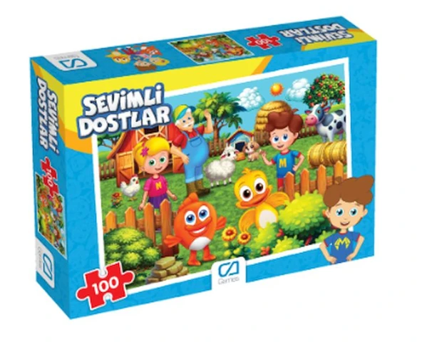 Sevimli Dostlar Puzzle 100 ürün görseli 1