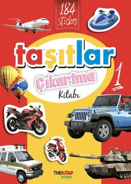 Taşıtlar Çıkartma Kitabı - 1 ürün görseli 1
