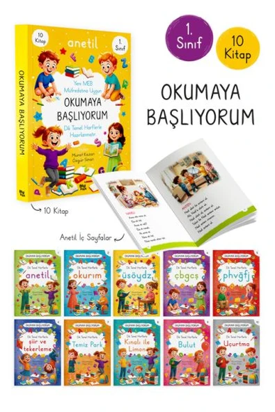 Okumaya Başlıyorum – ANETİL 10 Kitap ürün görseli 1