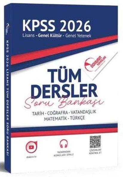 Doktrin Yayınları 2026 Kpss Genel Kültür Yetenek Tüm Dersler Tek Kitap Soru Bankası ürün görseli 1