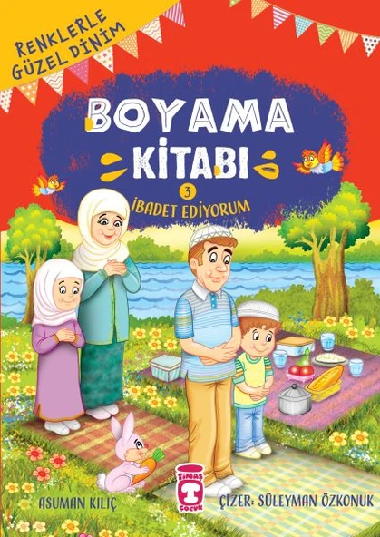 İbadet Ediyorum - Renklerle Güzel Dinim Boyama Kitabı 3 ürün görseli 1