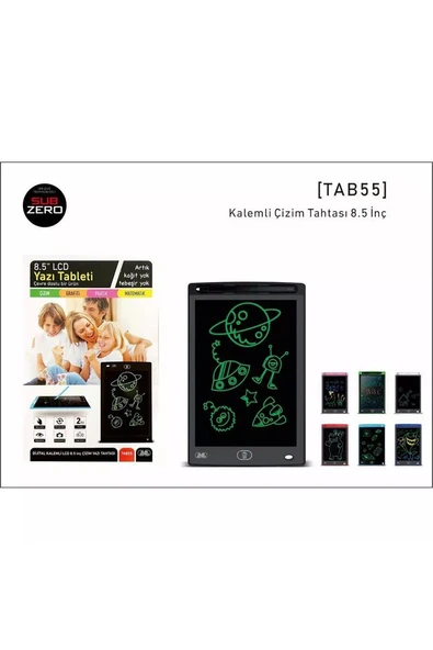 LCD Grafik Tablet Çocuk Çizim Tahtası 8.5 inch ( 22 cm ) Djital Karalama Tableti Yüksek Kalite mudanis ürün görseli 1