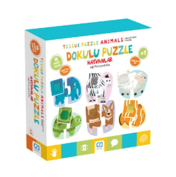 Dokulu Puzzle Hayvanlar ürün görseli 1