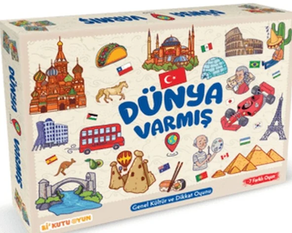 Dünya Varmış - Genel Kültür ve Dikkat Oyunu ürün görseli 1