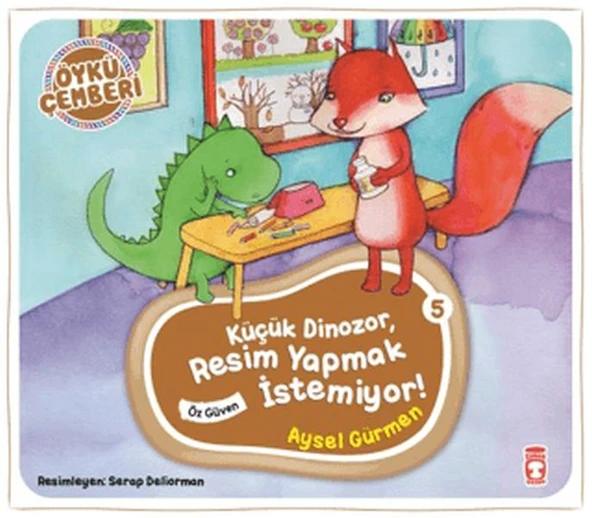 Öykü Çemberi 5: Küçük Dinozor Resim Yapmak İstemiyor ürün görseli 1