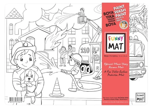 Funny Mat - Mini  İtfaiye ürün görseli 1