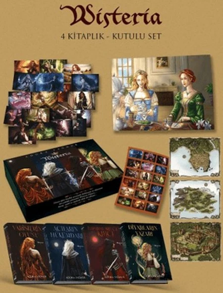 Wisteria Serisi 4 Kitap (Hediyeli Kutu) ürün görseli 1