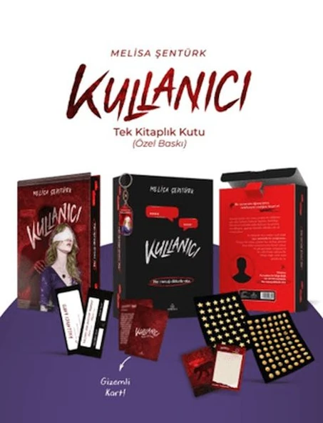 Kullanıcı – Tek Kitaplık Yan Boyamalı Kutu ürün görseli 1