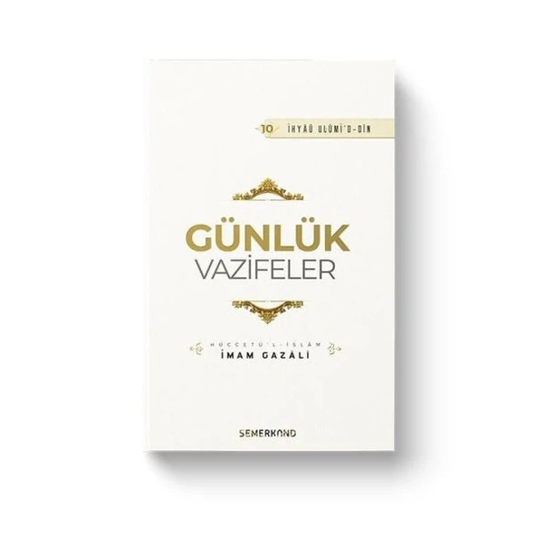 Günlük Vazifeler - İhyaü Ulumi'd-din ürün görseli 1