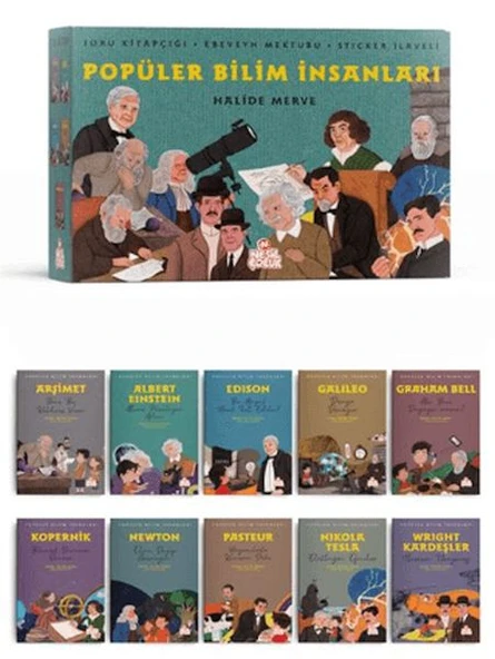 Popüler Bilim İnsanları (10 Kitap) ürün görseli 1