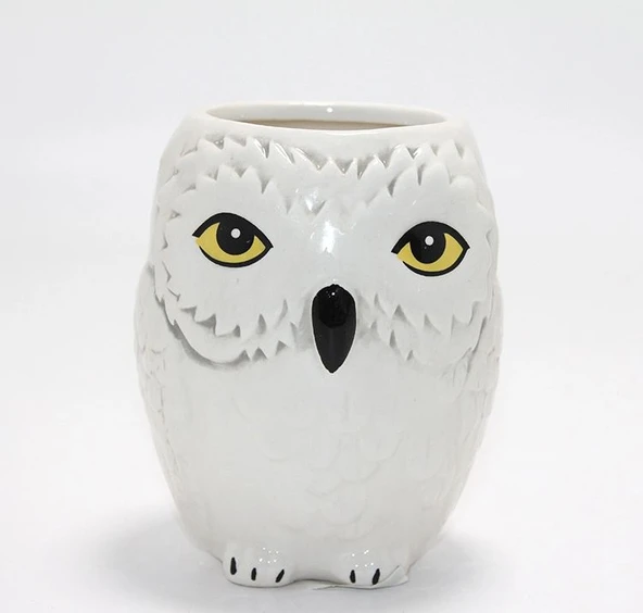 Harry Potter Hedwig Tasarım Porselen Kupa Bardak Alk4494 ürün görseli 1