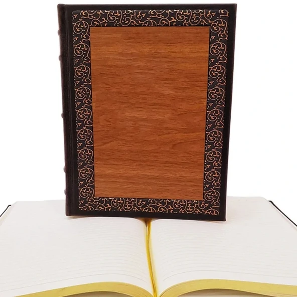 Ahşap Deri Defter ürün görseli 1