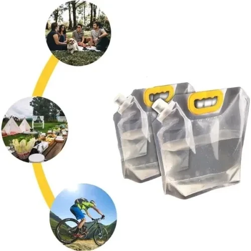 HERŞEYTREND Dayanıklı Plastik İçecek Çantası 2 Litre ürün görseli 1