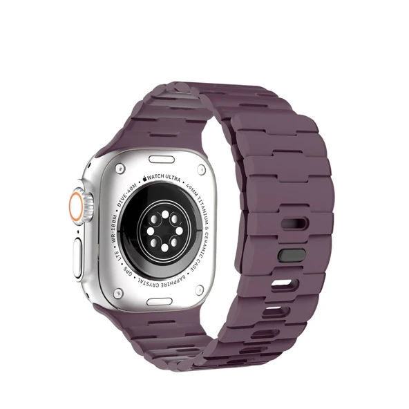 Apple Watch Ultra 49mm Wowen Kordon (saat Değildir) - Bordo ürün görseli 1