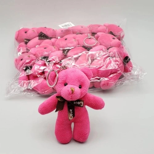 HERŞEYTREND Peluş Ayıcık Anahtarlık Pembe ürün görseli 1