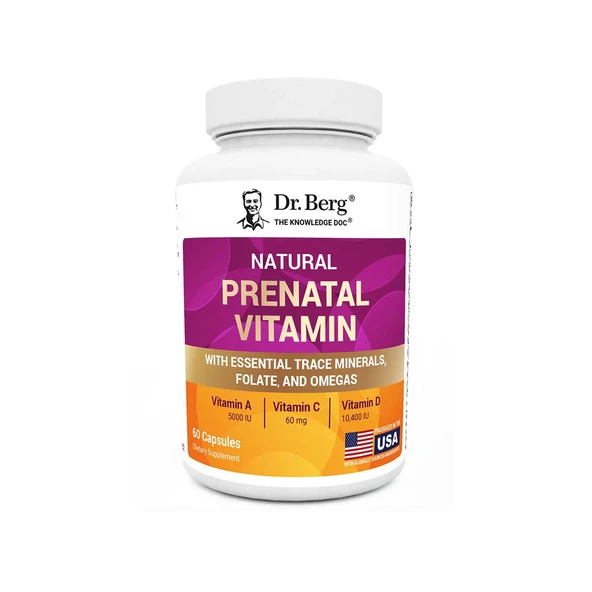 DR.BERG Natural Prenatal Vitamin 60 Kapsül ürün görseli 1