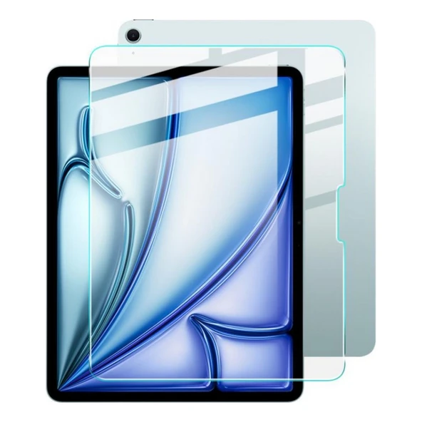 iPad Air 11 (2025) M3 11.0 İnç Premium Temperli Cam Ekran Koruyucu ürün görseli 1