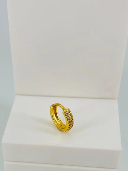 Zirkon Taşlı Uç Kısmı : Pirinç Kıkırdak Bar Uzunluğu : 6 Mm / Bar Kalınlığı 0.8 Mm / Top Boyu 3 Mm / Çap 10 Mm - Pt0074-1 ürün görseli 1
