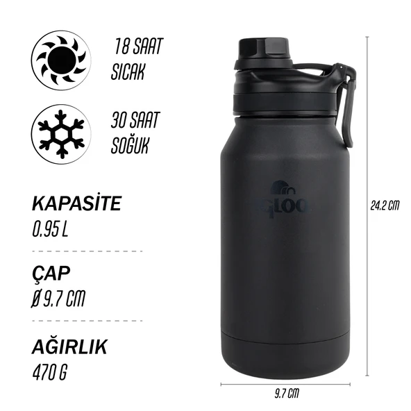 Igloo Sportsman Termos 950ml - Resim 4