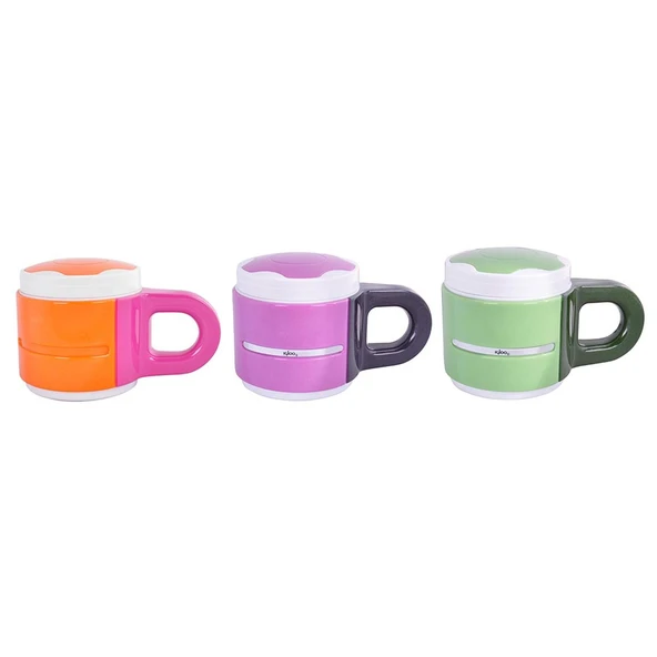 Andoutdoor AND429 İçi Çelik Dışı Plastik Kupa Mug 350ml-STD ürün görseli 1