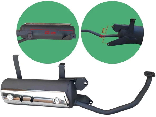 Scooter 125 Egzoz (Çamurluk Bağlantılı) ürün görseli 1