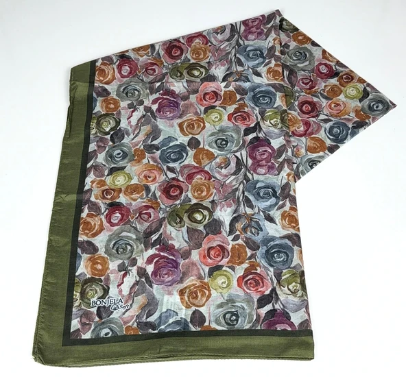 Soft Pamuk Şal-75 x 190 -06572 - Resim 3