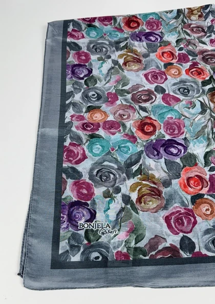 Soft Pamuk Şal-75 x 190 -06572 - Resim 6