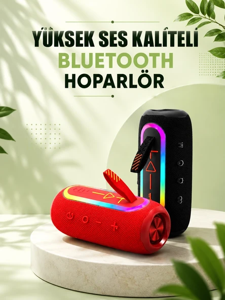 Kablosuz Bluetooth Hoparlör Uzun Pil Ömrü Taşınabilir ürün görseli 1