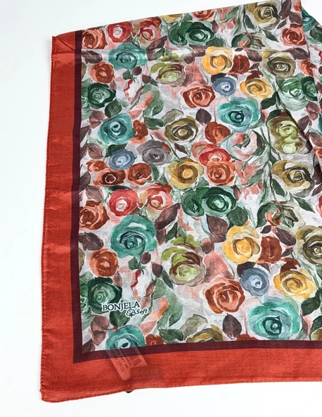 Soft Pamuk Şal-75 x 190 -06572 - Resim 10