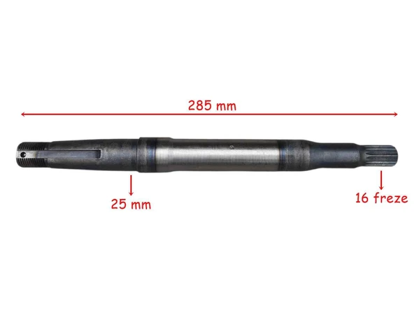 E-Mon  E-Bis Mona Aks 16 Freze 285 Mm Bilya Yatağı 25 Öm ürün görseli 1