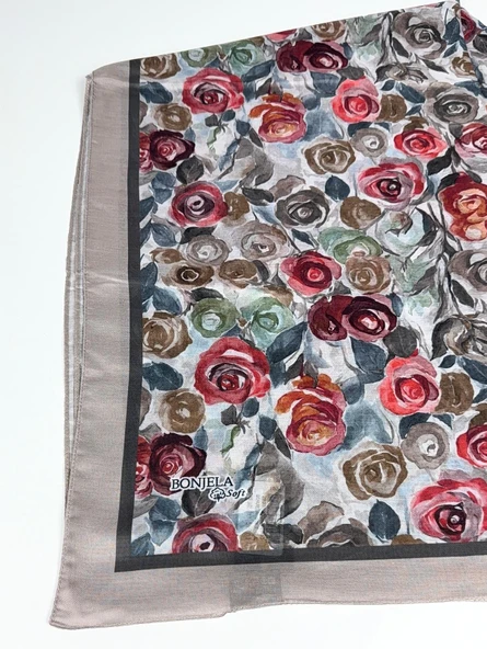 Soft Pamuk Şal-75 x 190 -06572 - Resim 8