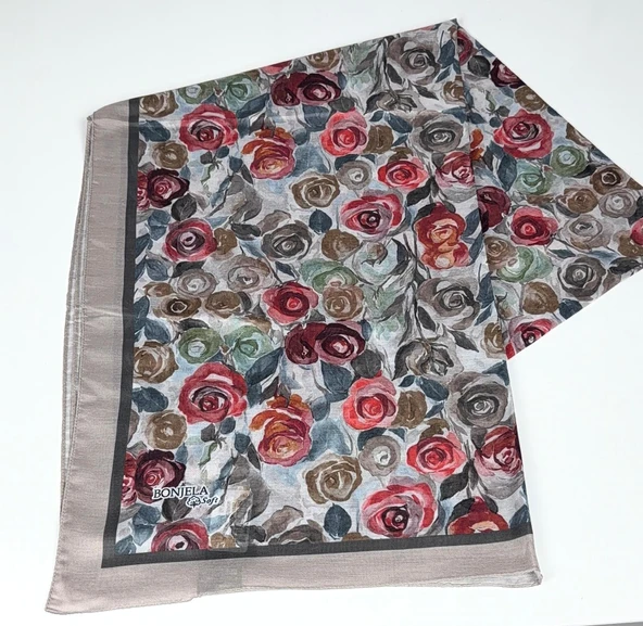 Soft Pamuk Şal-75 x 190 -06572 - Resim 7
